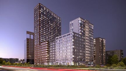 1-к апартаменты, 42.7 м², 9/9 эт.