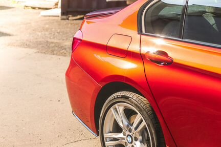 Накладки на задний бампер BMW 3 серия F30