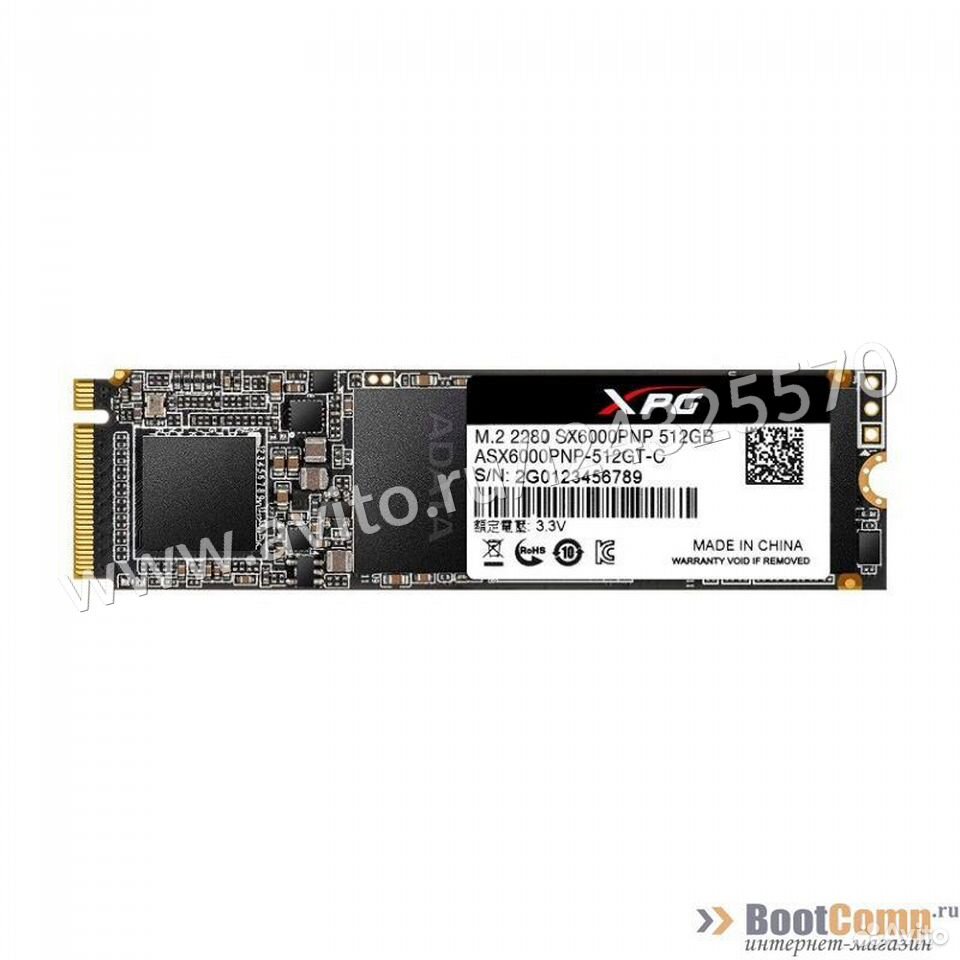 Диск SSD M.2 PCI-E 512Gb adata XPG X6000 Pro ASX60 84012410120 купить 1