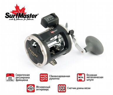 Катушка мультипликаторная Surf Master Zester ZES