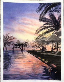 Картина акварелью