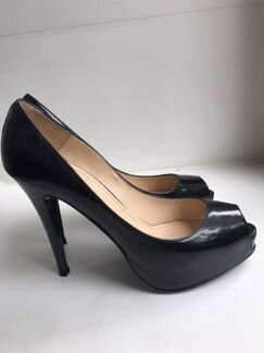 Лаковые туфли Nando Muzi с открытым мысом