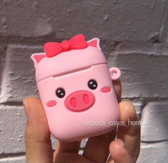 Чехол на AirPods 3D силиконовый новый