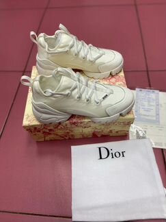 Dior d-connect белые новые женские кроссы