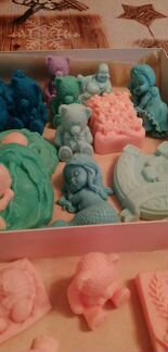 Мыло лаванда ручной работы