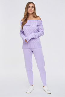 Женский вязаный костюм (70/30 - шерсть/акрил) р.44