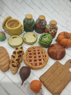 Развивающие игрушка, кукольная еда