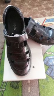 Ботинки черные школьные для мальчика, 36