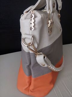 Женская сумка трёхцветная