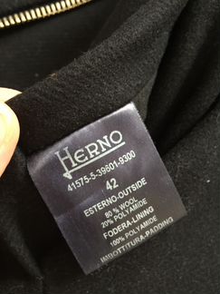 Пальто Herno. Оригинал
