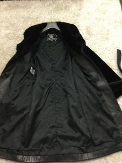 Шуба из мутона/норки