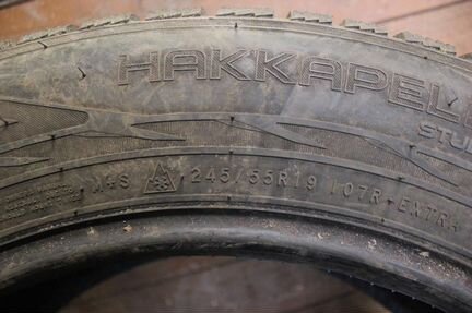 Шина бу 245-55-19 Nokian Hakkapeliitta R2 SUV