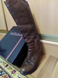 Деми сапоги кожа