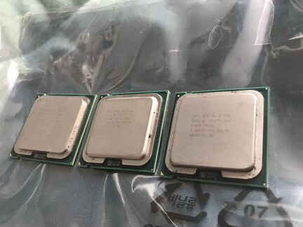 Процессоры intel 4 и 2 ядра socket775