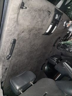 Потолок чёрный Audi A8 d3 алькантара