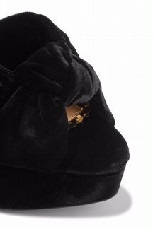 Charlotte Olympia, оригинал, бархатные босоножки