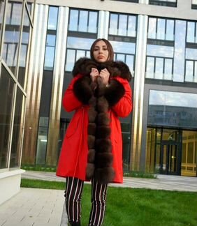 Парка женская не б/у