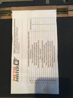 Набор резцов по металлу