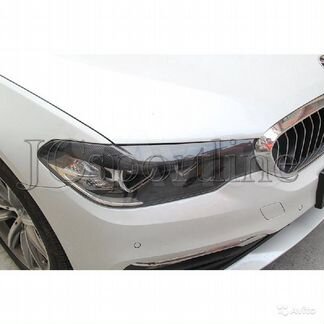 Реснички на фары карбон для BMW G30 / G31 / F90