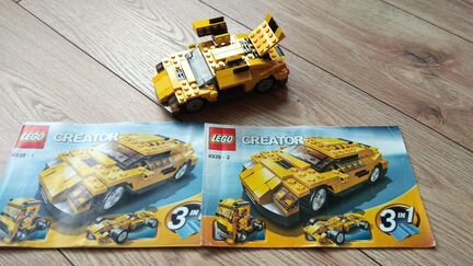 Lego creator 4939 cool cars (крутые машинки)
