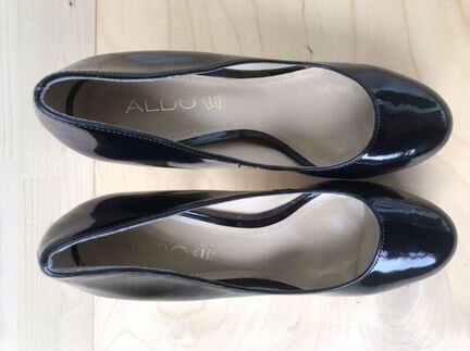Туфли чёрные кожаные Aldo, 38 размер