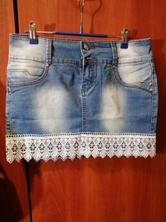 Юбка джинсовая