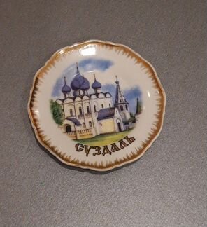 Магнит тарелочка из Суздаля