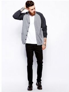 WoodWood(Danmark) Force Cardigan Eclipse -M, L(48