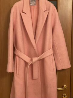 Пальто розовое