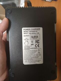 Зарядное устройство 54.4 V 5A, электросамоката 48V