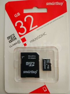 Карта памяти MicroSD 32 gb класс 10