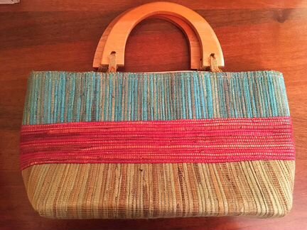 Cумка из соломки