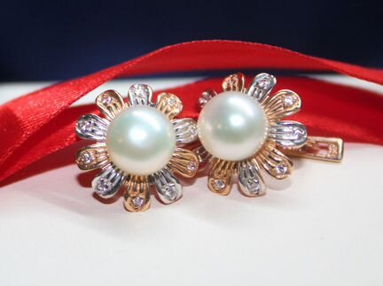 Золотые серьги