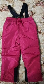 Зимние брюки на лямках