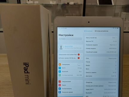 iPad Mini 2 Wi-fi + cellular Silver 16 GB(450)