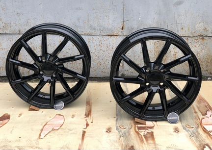Новые диски Р16 4*100 Vоssеn cvт Черный глянец