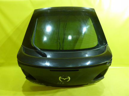 Крышка багажника Черная 16W Спорт Мазда 6 GH Хэтч