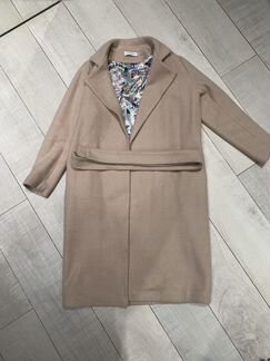 Пальто-халат осеннее шёрсть