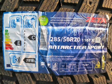 285 50 20 Zeta Antarctica Sport 9z R20