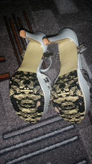 Босоножки Лак-рептилия