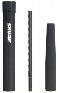 Микрофон-пушка, ветрозащита и кейс Shure VP89M
