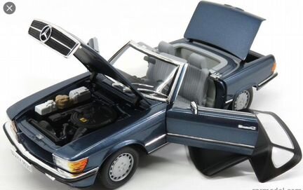 Mercedes-Benz 300 SL R 107 1985-1989 Lapis Blue 1: