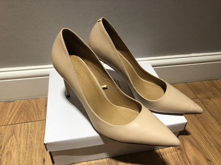 Кожаные туфли р.41