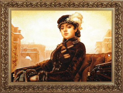 Янтарная картина 