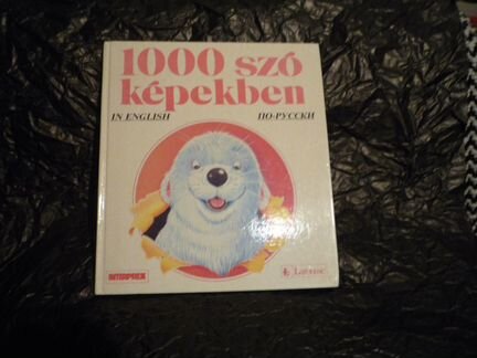 Новая детская книжка 1000 слов на английском