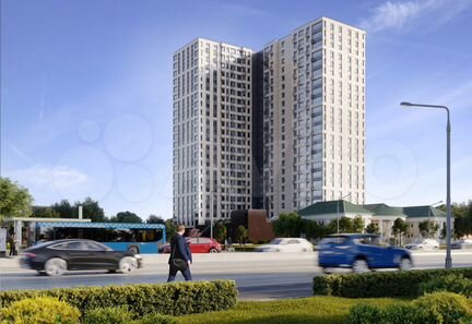 2-к квартира, 59.3 м², 8/24 эт.
