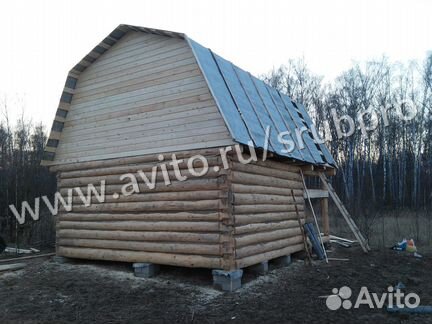 Сруб бани