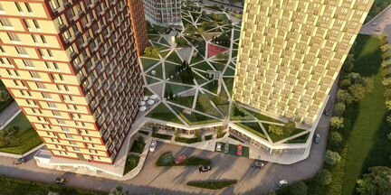 1-к апартаменты, 46 м², 21/21 эт.