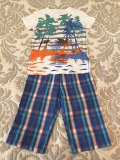 Комплект Mothercare (бриджи+2 футболки)