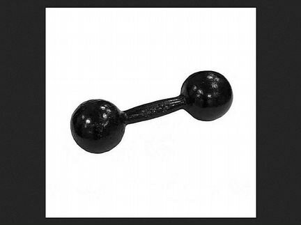 Гантели литые чугунные по 4 кг - (Новые)